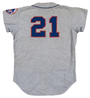 1968 Cleon Jones Game Used New York Mets Road Jersey (Sports Investors Authentication)
